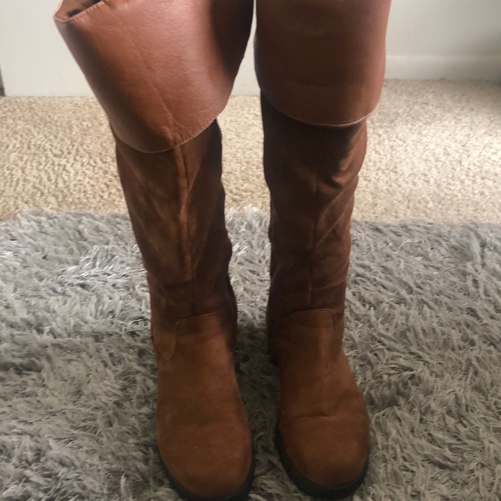 These are knee high boots